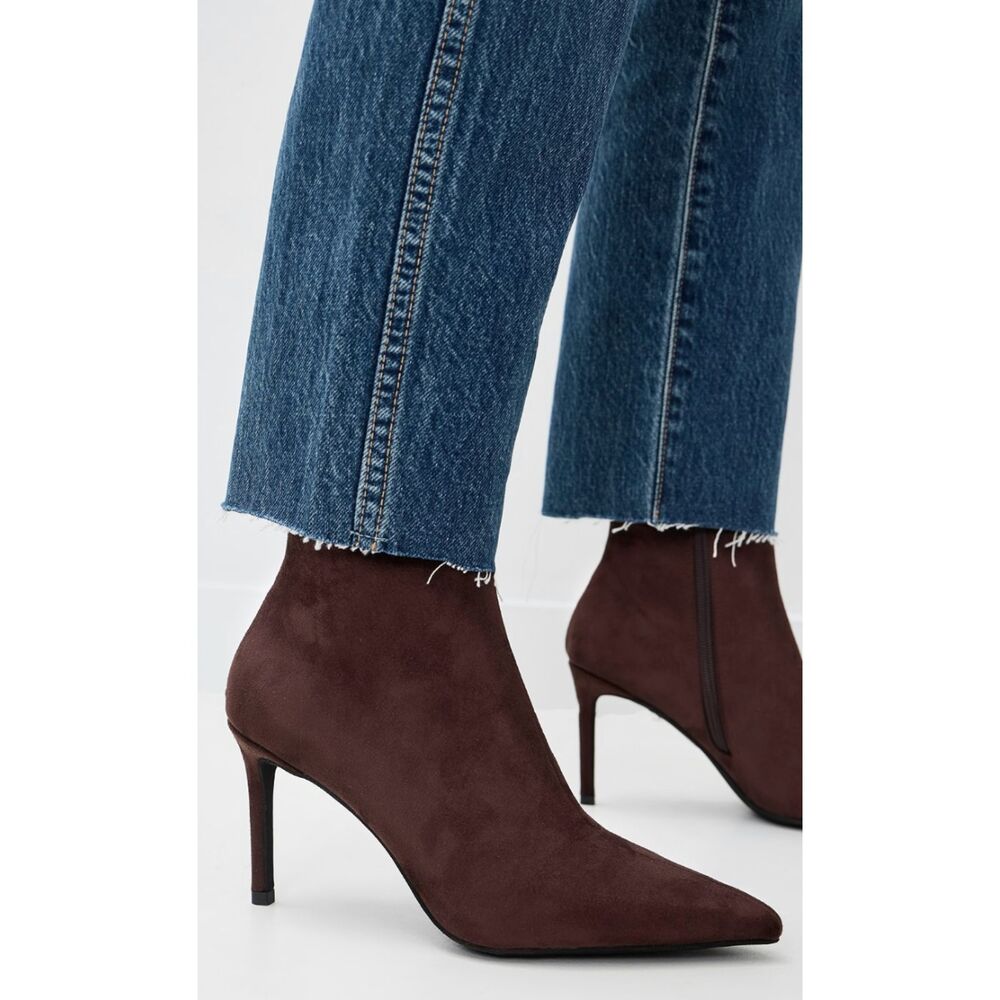 Jeffrey Campbell Everynight Brown Suede Boots Size 8 NIB